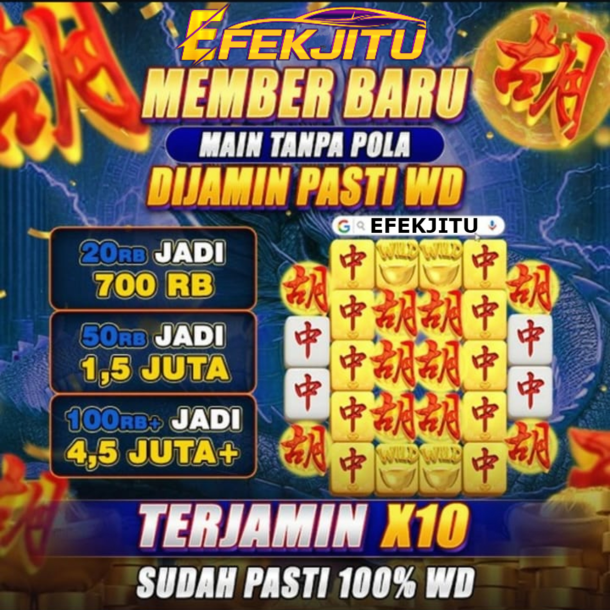 EFEKJITU DENGAN RTP LIVE SLOT GACOR MALAM INI GAMPANG MENANG MAXWIN